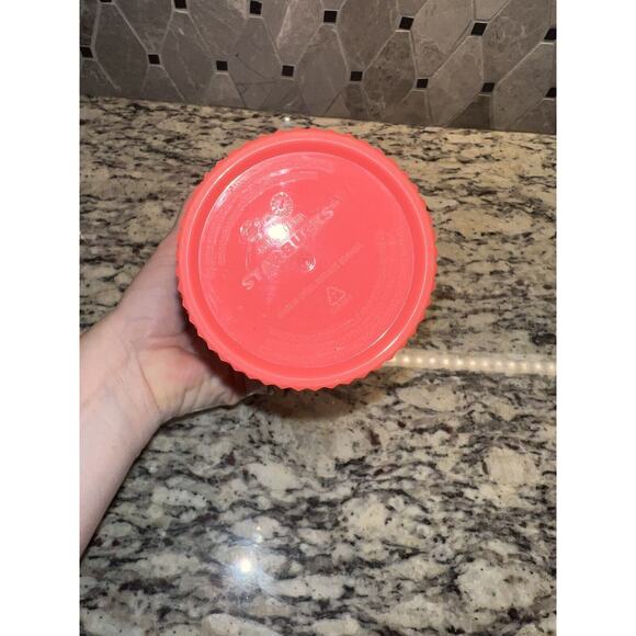 Starbucks Dragon Fruit Pink Studded Tumbler Grande 16 Oz Cold Cup 2022 - Picture 6 of 11